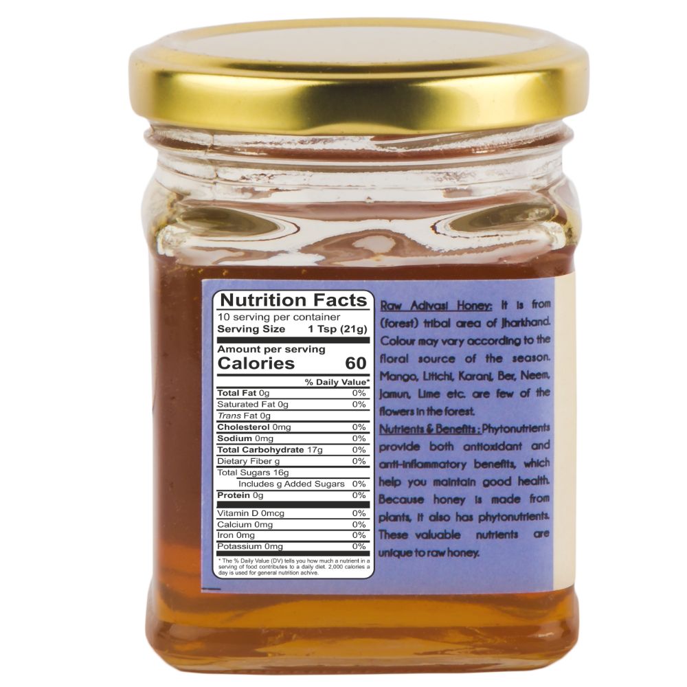 Raw Adivasi Honey  | 200 G | Praakritik